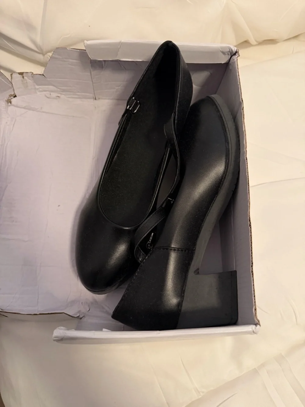Classic Black Mary Jane Heel - Women's Elegant Character Shoe - Picture 5 of 5
